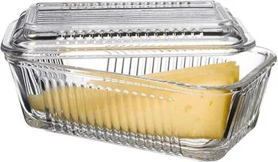 Produktbild von Famanu Butterdose mit Deckel - Elegantes Design - 17x10x7cm