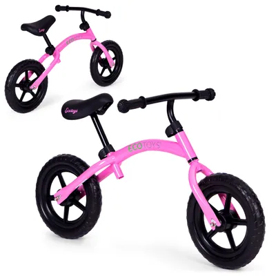 Obrázek produktu pro Dětské balanční kolo, ježdění, EVA kola ECOTOYS, růžové