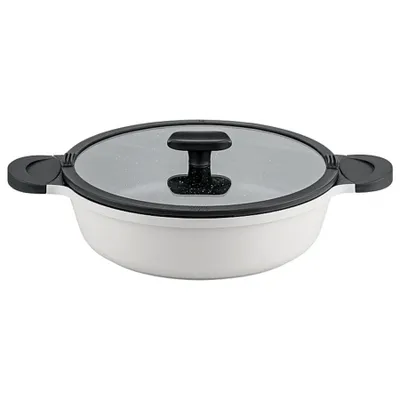 Produktbild von TOMALIN Servierpfanne grau 28 cm - Maximale Widerstandskraft und hervorragender Antihafteffekt