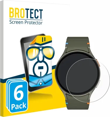 Produktbild von 6x Für Samsung Galaxy Watch 7 (44 mm) Schutzfolie BROTECT Displayschutz Display Schutz Folie Klar Transparent