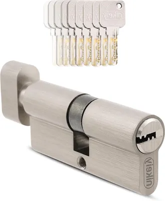 Productafbeelding van Knopcilinder 35/35 set met 5 sleutels - 70 mm deurslot cilinderslot