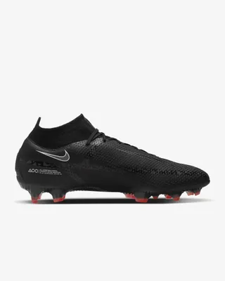 Produktbild von NIKE PHANTOM GT2 ELITE DF FG Black/Summit White/Bright Crimson/Dark Smoke 42.5