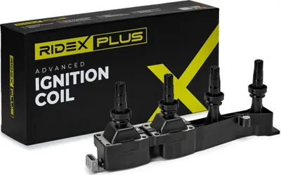 Produktbild von RIDEX PLUS 689C0076P Zündspule passend für PEUGEOT 206 Schrägheck (2A/C) 207 (WA, WC) 206 CC (2D) 308 SW I (4E, 4H) für CITROËN BERLINGO (B9)