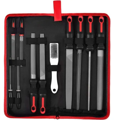 Produktbild von Feilen Set 10 Stück 200mm, 150mm, 100mm für 3D-Druck, Holzarbeiten, Werkstatt