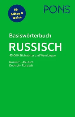 Produktbild von PONS Basiswörterbuch Russisch