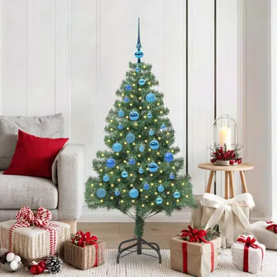 Immagine prodotto di Maison Exclusive - Albero di Natale con 150 LED con supporto verde 150 cm PVC