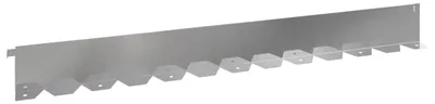 Immagine prodotto di vidaXL Bordura per prato, 10 pezzi, 102 x 10 x 4 cm, acciaio, argento