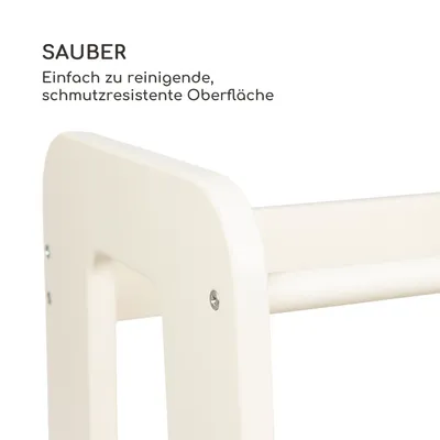 Produktbild von Ully Lernturm Kletterhilfe Montessori Multiplex 40,5x86x38cm, Farbe:Weiß