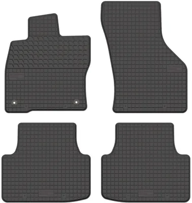 Productafbeelding van Rubberen automatten voor Seat Leon IV vanaf 2020 (sedan/stationwagen/liftback) – 4-delig, zwart, op maat