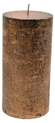 Zdjęcie produktu dla Świeca zapachowa marki Stumpenkerze, średnica 10 cm, wysokość 20 cm, mosiężna, czas palenia: ok. 140 godzin.