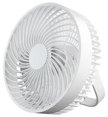 Produktbild von Kleiner Raumventilator mit Luftzirkulation, 2 Geschwindigkeitsstufen, verstellbarem Kopf, Tischventilator für Schreibtisch und Nachttisch