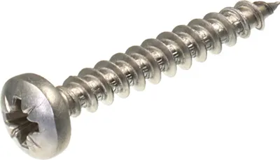 Produktbild von SECCARO Spanplattenschraube Halbrundkopf 5 x 35 mm, Edelstahl V2A VA A2, Holzschraube mit Vollgewinde, Kreuzschlitz / PZ, 200 Stück