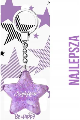 Produktbild von Schlüsselanhänger „Stern“ – Be-Happy Gifts