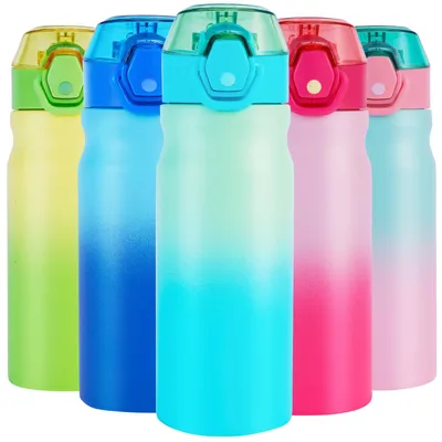 Immagine prodotto di Borraccia termica isolata con cannuccia - 550 ml
