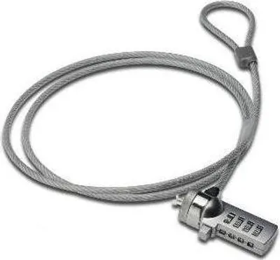 Produktbild von Digitus DA-40500, Zahlenschloss, Zink Stahl, 1,5 m, Silber