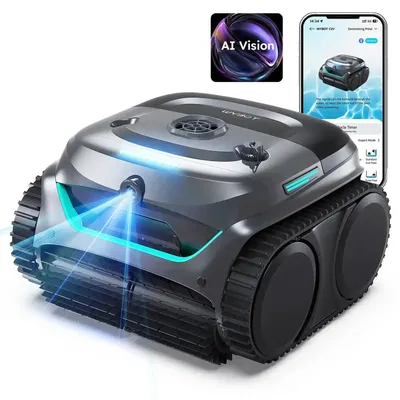 Produktbild von WYBOT C2 Vision kabelloser Poolroboter mit Smart Vision Black Neu