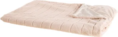 Produktbild von BELIANI Kuscheldecke Rosa Polyester 150 x 200 cm Plüsch Decke Schlafzimmer Wohnzimmer