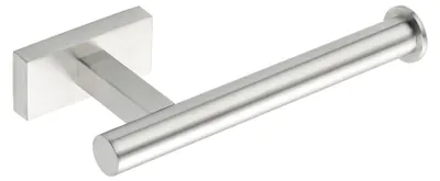 Image de Porte-papier hygiénique avec trou de fixation, porte-papier hygiénique en acier inoxydable, porte-papier hygiénique de 13 cm pour la cuisine et la salle de bains, porte-papier hygiénique en acier inoxydable 304 brossé
