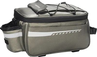 Produktbild von 8L Fahrradtasche , Gepäckträgertasche wasserdichte Fahrrad Hinter Gepäckträgertasche Kameratasche Satteltaschen für Fahrräder , Kameratasche für Reisen(Silber)