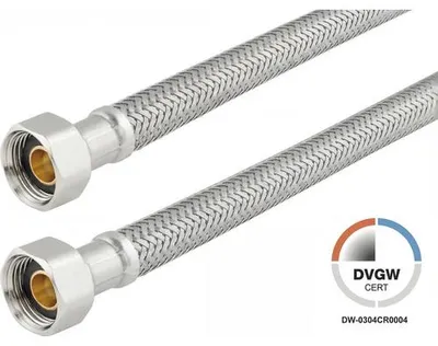 Produktbild von veporit Flexschlauch 3/8 IG x 3/8" IG x 1000 mm DVGW "