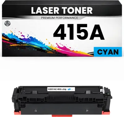 Produktbild von 2 x Toner 415A Cyan für HP kompatibel W2031A Premium Alternative Color LaserJet M454/454dn/454dw/479/479dn/479dw/479fdw Pro MFP M454dn
