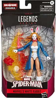 Image de Hasbro E8125 Marvel Spider-Man Marvel's White Rabbit Build a Figure Demogoblin Figurine avec accessoires