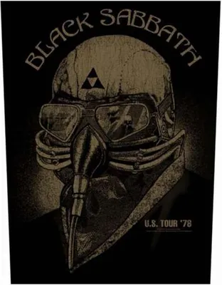 Produktbild von Black Sabbath US Tour '78 Rückenaufnäher