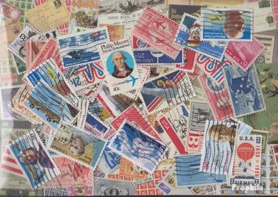 Produktbild von Briefmarken USA 75 verschiedene Luftpostmarken