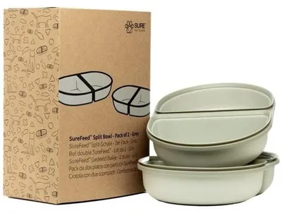 Immagine prodotto di SUREFEED Bol Double SureFeed - Confezione da 2 (Grigio)