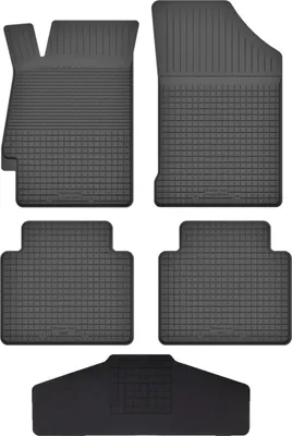 Produktbild von Gummi Fußmatten Set Für: Lancia Thesis (2001-2009) Gummimatten Schwarz