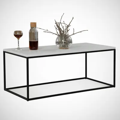 Image de Skye Decor, Cosco - White, Tables basses, blanc, 95 x 43 x 55 cm