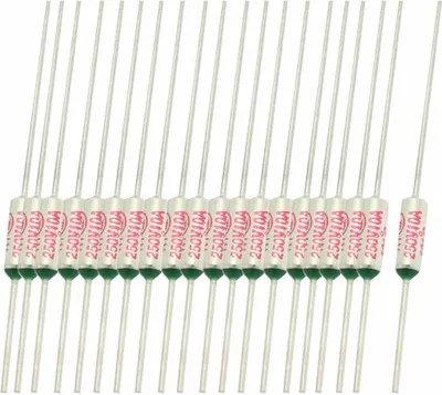 Produktbild von 20 stück 250V 10A TF 125 Grad Celsius Temperatursicherung Thermosicherung