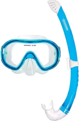 Produktbild von Abysstar Funny Junior-schnorchelset Blau  Blau One Size