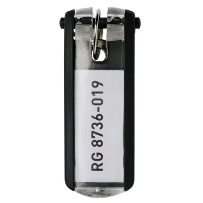 Image de DURABLE Schlüsselanhänger Key Clip 6 Stück schwarz