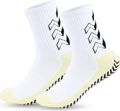 Produktbild von INF Rutschfeste Laufsocken mit Grip-Noppen (2 Paar) Weiß