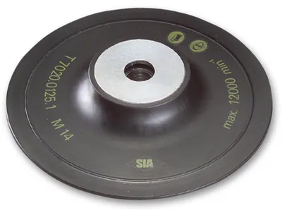 Produktbild von Sia Stützteller 125mm M14 hart für Fiberscheiben