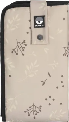 Produktbild von Dooky Wechselnde Pad 3in1 Romantische Blätter Beige