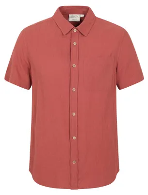 Produktbild von Mountain Warehouse - "Palm" Hemd für Herren, kurzärmlig MW5277 (XS) (Rostfarben)