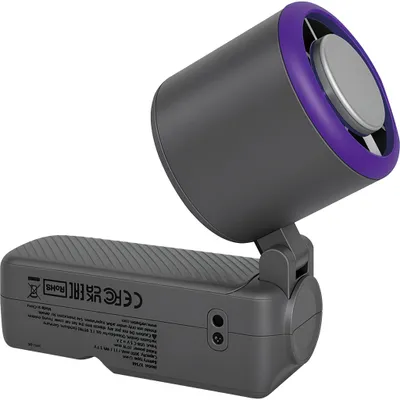 Produktbild von Verbatim 32349, Violett, Grau, 1 Lüfter, 7 h, 11000 RPM, Handventilator, 10 W