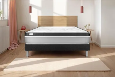Productafbeelding van Matrasset VITAL ERGO, 120 x 190 cm, bedframe set, zwart