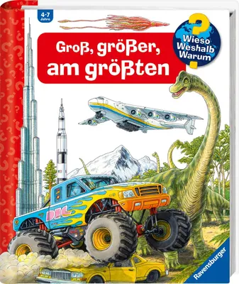 Productafbeelding van Wieso? Weshalb? Warum? Groß, größer, am größten (Riesenbuch)