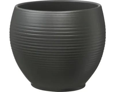 Produktbild von Blumentopf Kugeltopf Soendgen Manacor Keramik matt Ø 20 cm H 16 cm anthrazit