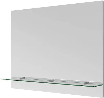 Produktbild von Rahmenloser Wandspiegel Spiegel mit Ablage 80x60 cm