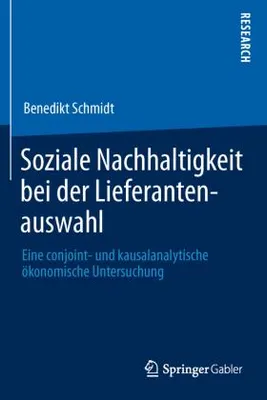 Obrázek produktu pro Soziale Nachhaltigkeit bei der Lieferantenauswahl