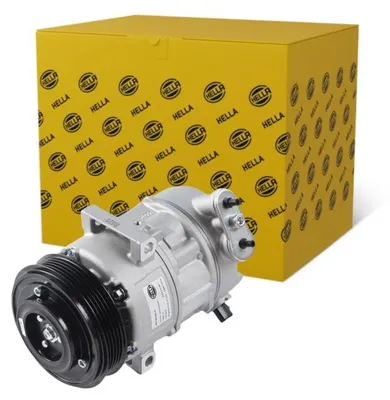 Image de Compresseur de climatisation 12 V, Ø 110 mm, HELLA Thermo-Expertise, compatible notamment avec l'OPEL CORSA