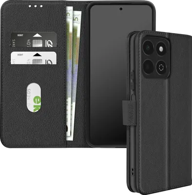 Produktbild von Avizar, Kunstlederetui mit Standfunktion Honor 200 Smart, Schwarz