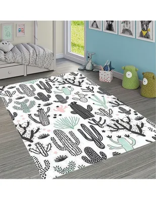 Image de Tapis de chambre Enfant CACTUS