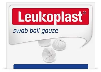 Zdjęcie produktu dla Leukoplast Wymazówka z gazy sterylna śliwka 42X5 szt