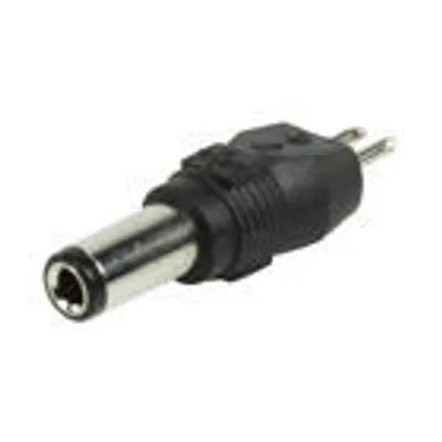 Produktbild von HQ PSUP-PLUG14, 6.3x3mm, AC, Schwarz