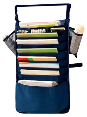 Produktbild von Wandzeitungshalter, Wandregal für Bücher und Zeitschriften mit 13 Fächern, geeignet zur Aufbewahrung an der Wand oder auf dem Tisch im Büro, zu Hause und in der Schule